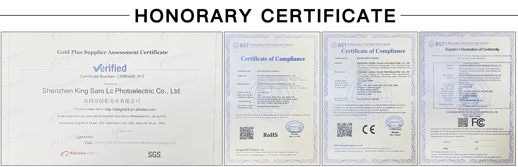 Certifications Image