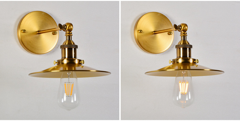 Modern Adjustable Swing Arm Industrial Wall Sconces Decorative Wall Lamp Folding RockerLight