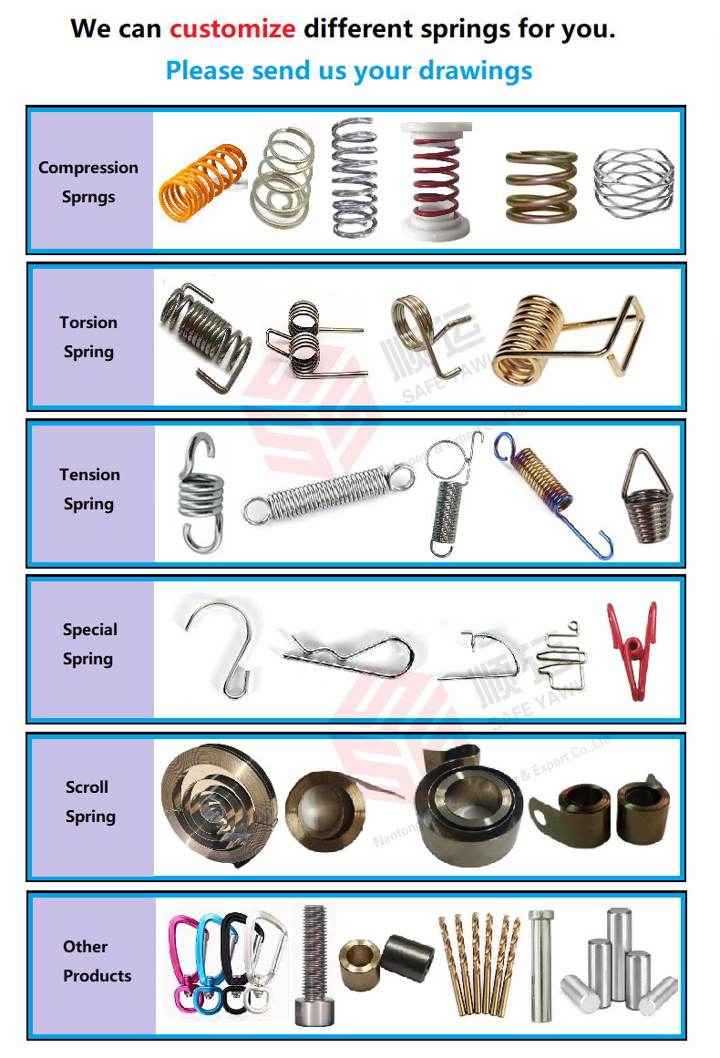 Stainless Steel Industrial Customized Spring Clamps High-Temperature UV-Resistant Lamp Tube Clamps Elastic Design Customizable