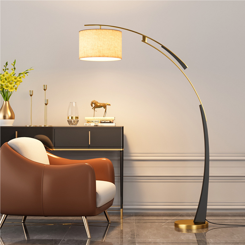 Minimalist Design Floor Light Hotel Arc Simple Floor Lamp Decorative Standing Light for Room