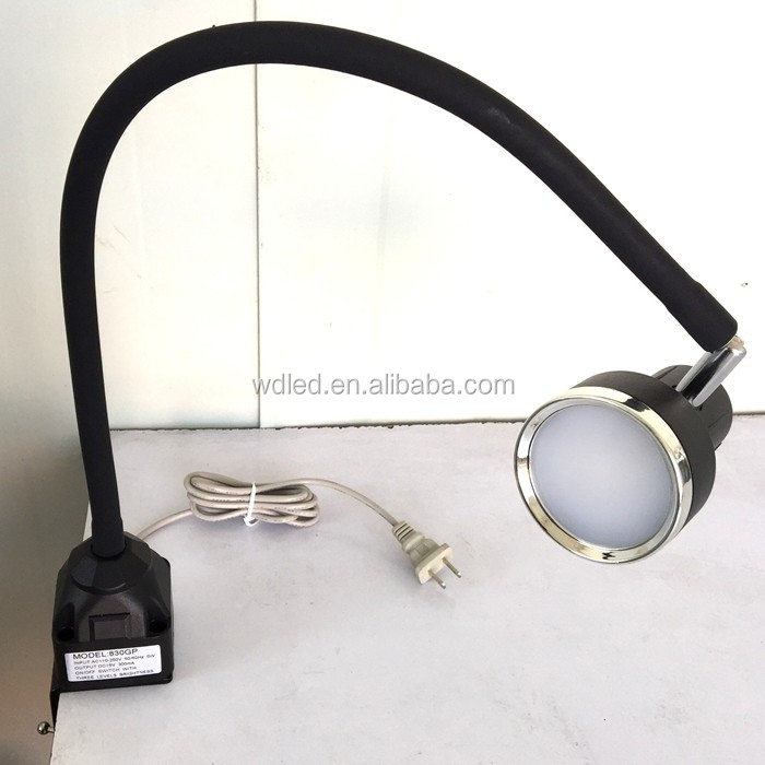 5W Clamp Flexible Arm Led Gooseneck Machine Tool Table Clip Work Light