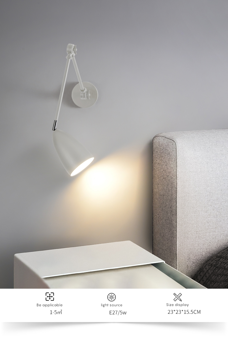 Swing Arm Wall Lamp Detail 2