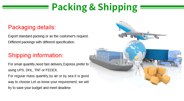 Packing and Shipping Details