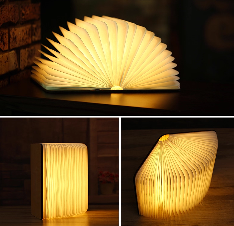 Magnetic Clip on Rechargeable LED Reading Lamp USB Desk Night Light for Books Bedroom Company Gifts Wholesale