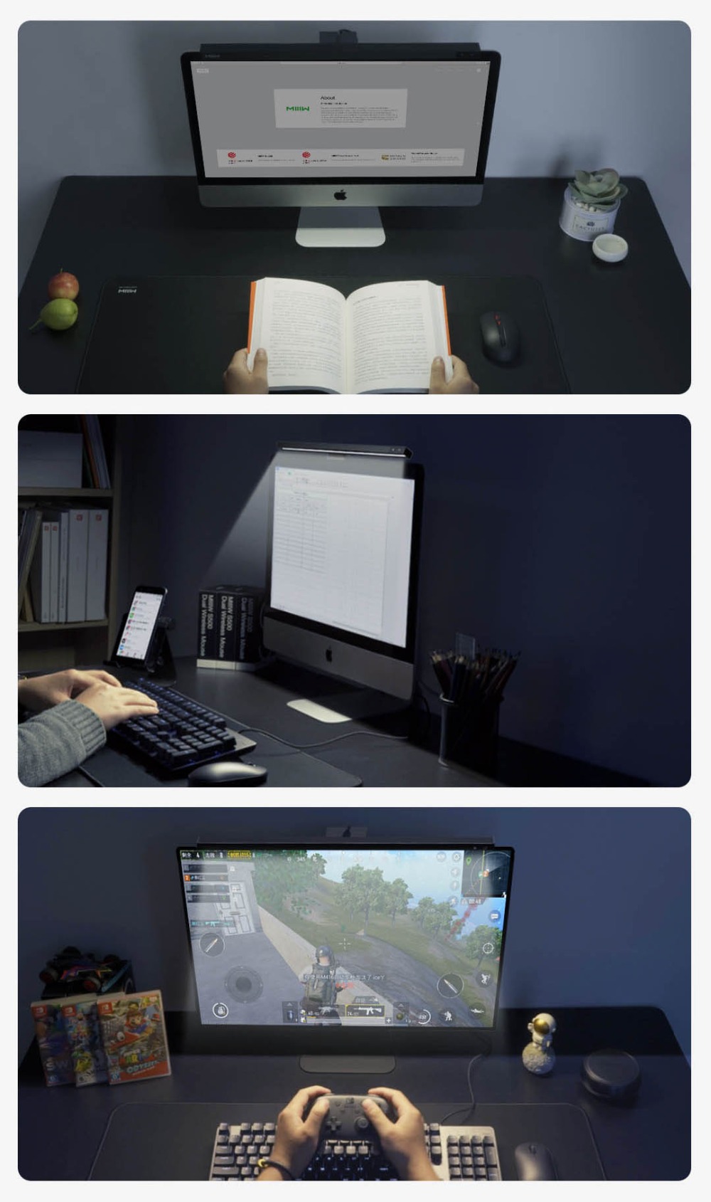 MIIIW Screen Led Desk Lamp Overview