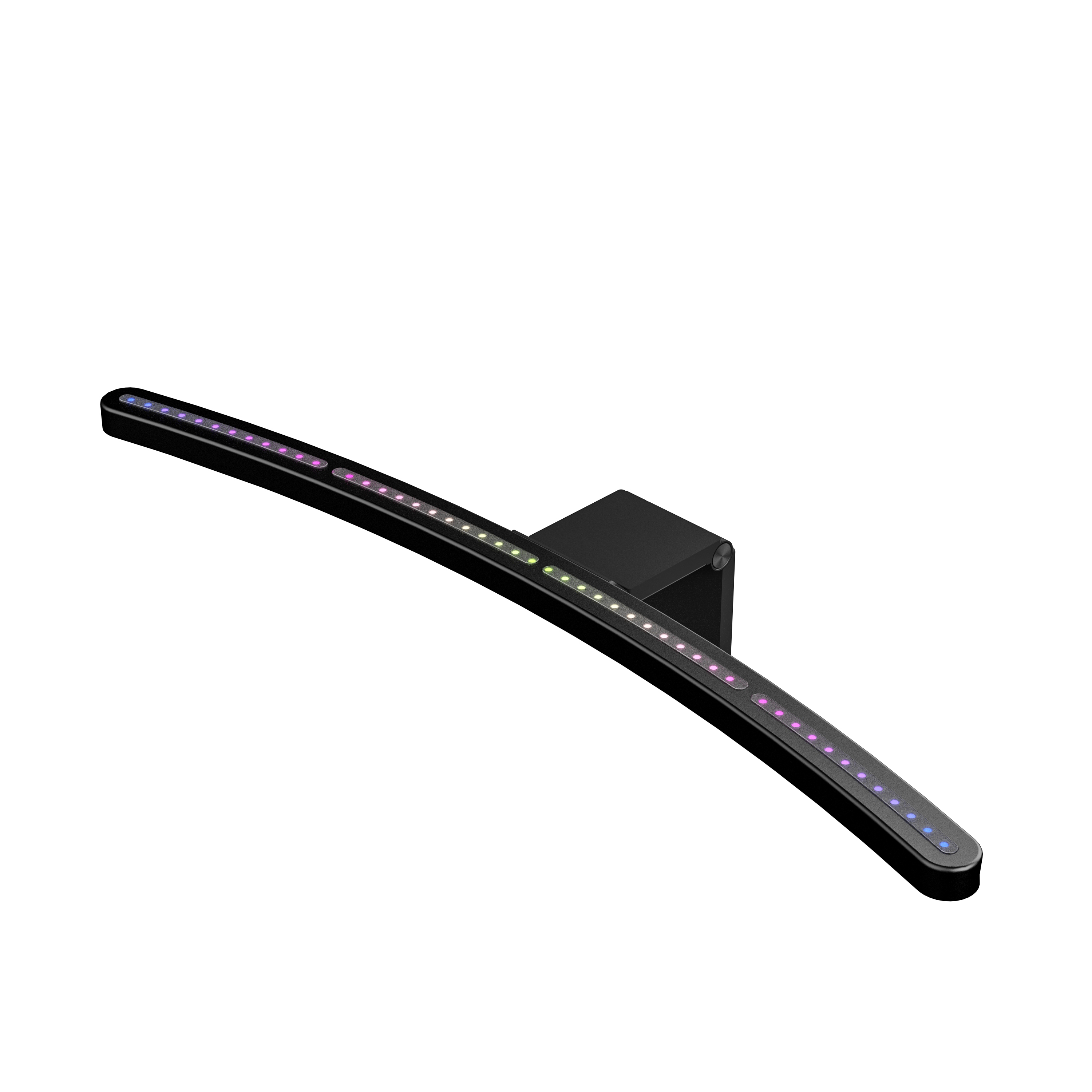 Curved Monitor Light Bar with Remote Control Anti-Glare LED Screen Hanging Lamp for Curved Displays