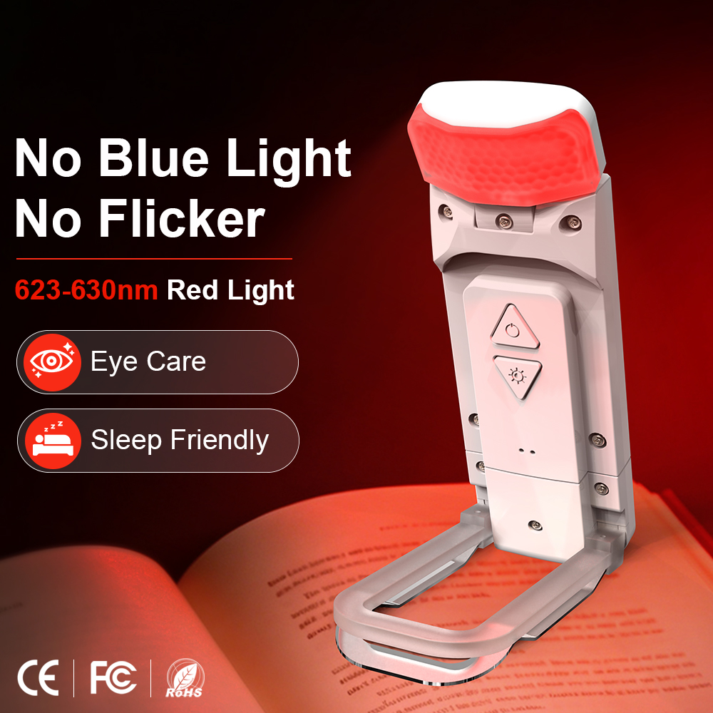 Ultra Thin Usb Book Lights - USB Rechargeable LED Reading Light Book Light for Reading in Bed Eye Care Professional Quality
