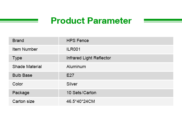 Infrared Light Reflector Product View 2