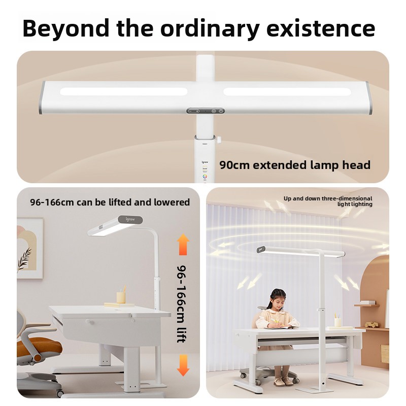 Igrow Smart Eye Protection Desk Lamp for Children's Study Stepless Dimming Plastic Material School Desk Lamp