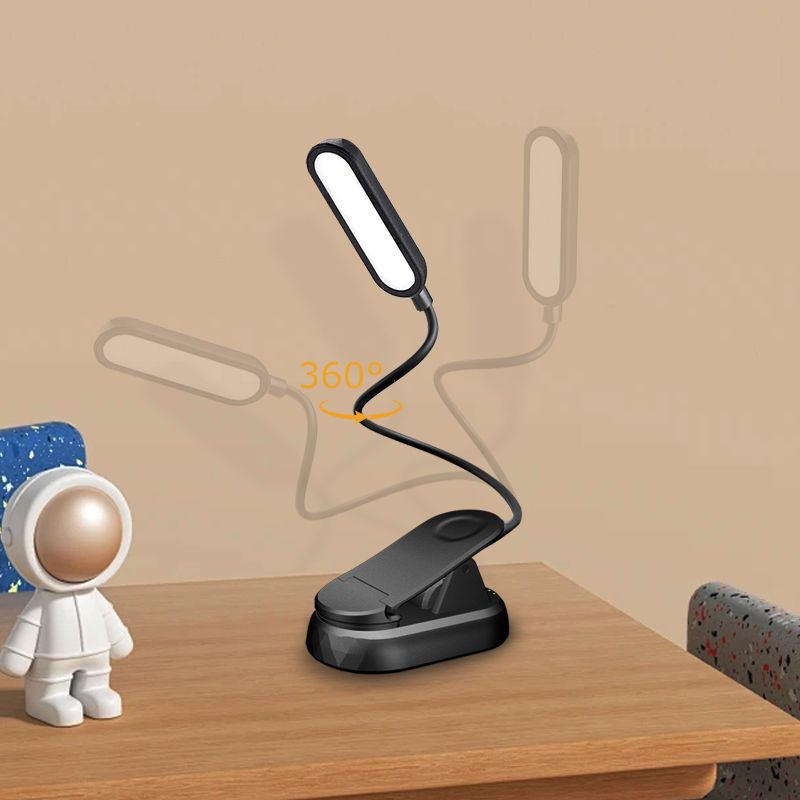 YARRAE Amber Color Rechargeable Book Light Eye Care Blue Blocking Clip Night Light Bedside LED Reading Light