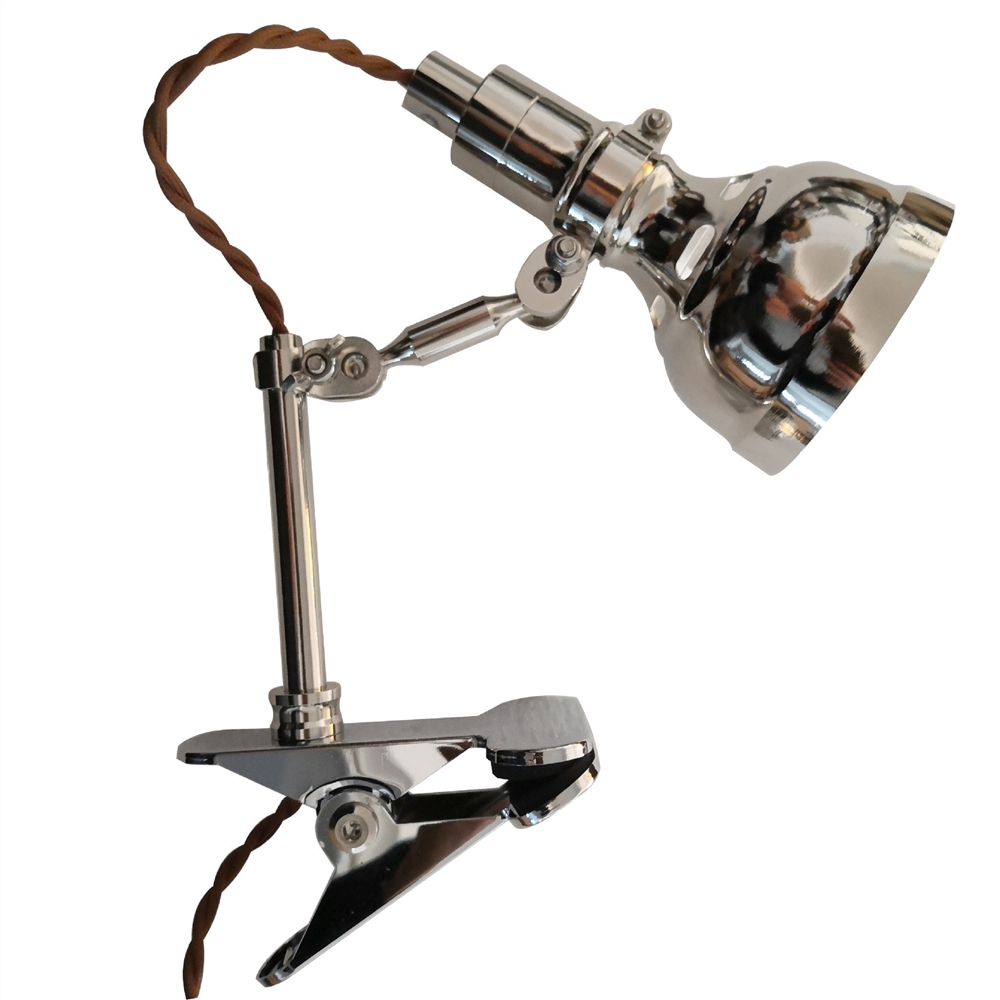 Bauhaus Retro Swing Arm Telescopic Clamp Table Lamp, Industrial Style, Up and Down Lifting, Folding Rotating Reading Floor L