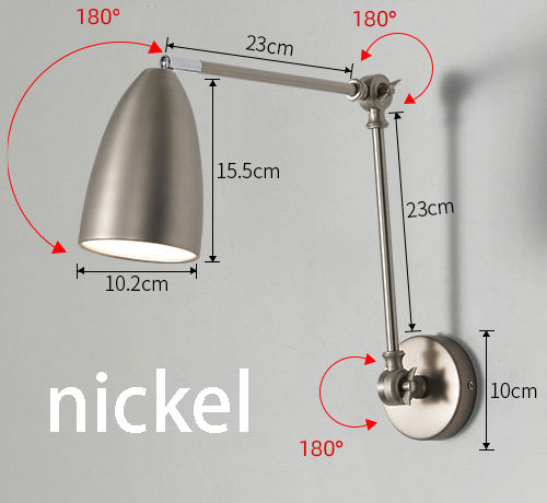 Swing Arm Wall Lamp Detail 9