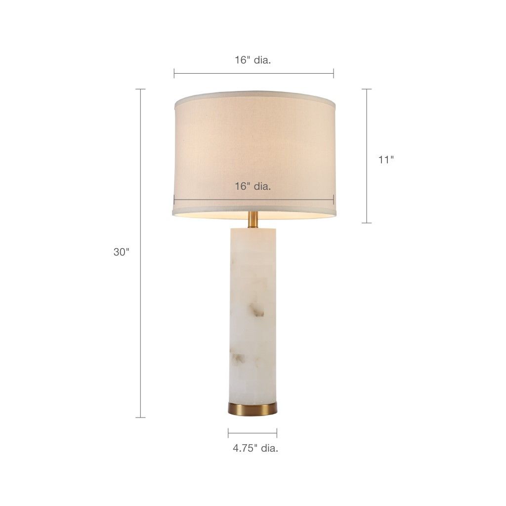 Alabaster Table Lamp View 2