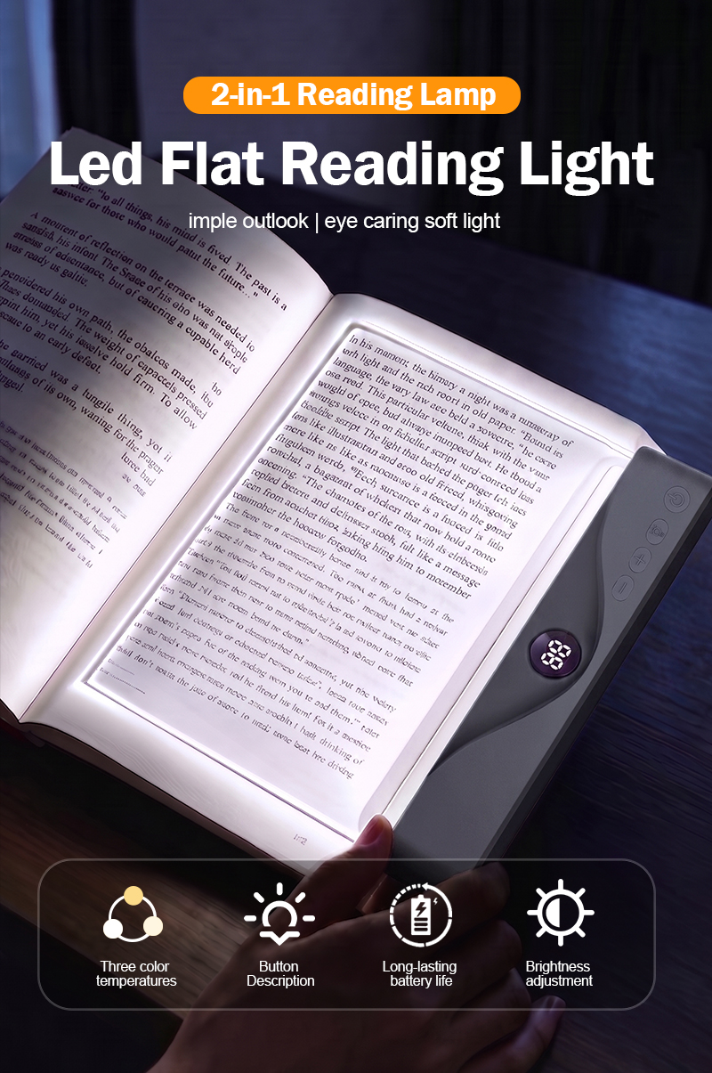 Led Book Light Detail 1