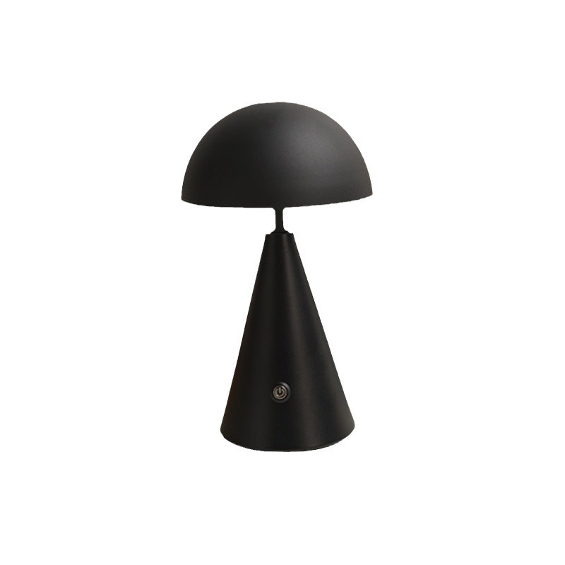 Modern Retro LED Touch Dimmer Rechargeable USB Table Light Mushroom Simple Cordless Decorative Battery Desk Lamp