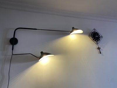 Industrial Creative Rotatable Swing Arm Bracket Sconce Wall Lamp Aluminum Hotel Bedroom Living Room Modern LED Indoor Wall Light