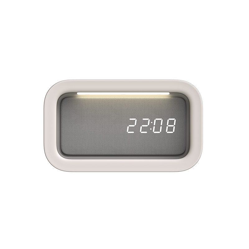 New Rechargeable Alarm Clock Wake Sunrise Light 16 Soothing Sounds Bedside Night Light White Noise Machine LED Digital Clock