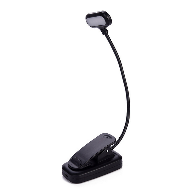 LED Desk Lamp USB Charging 3 Color Modes Dimmable Reading Night Clamp Light Flexible Gooseneck Table Light for Home Office Study
