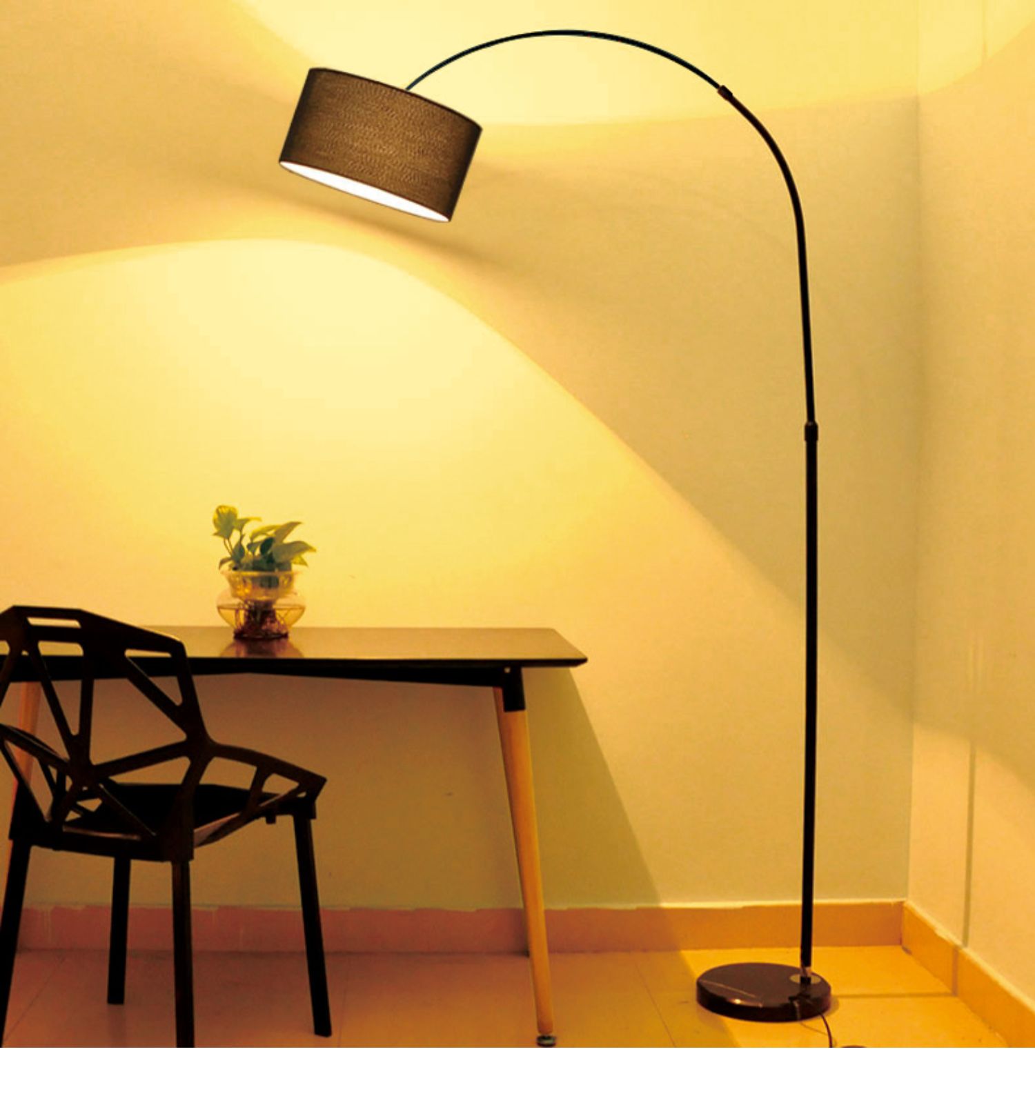 Lamps Adjustable Arch Floor Standing Lights Modern Floor Lamp for Living Room Bedroom Office Lighting