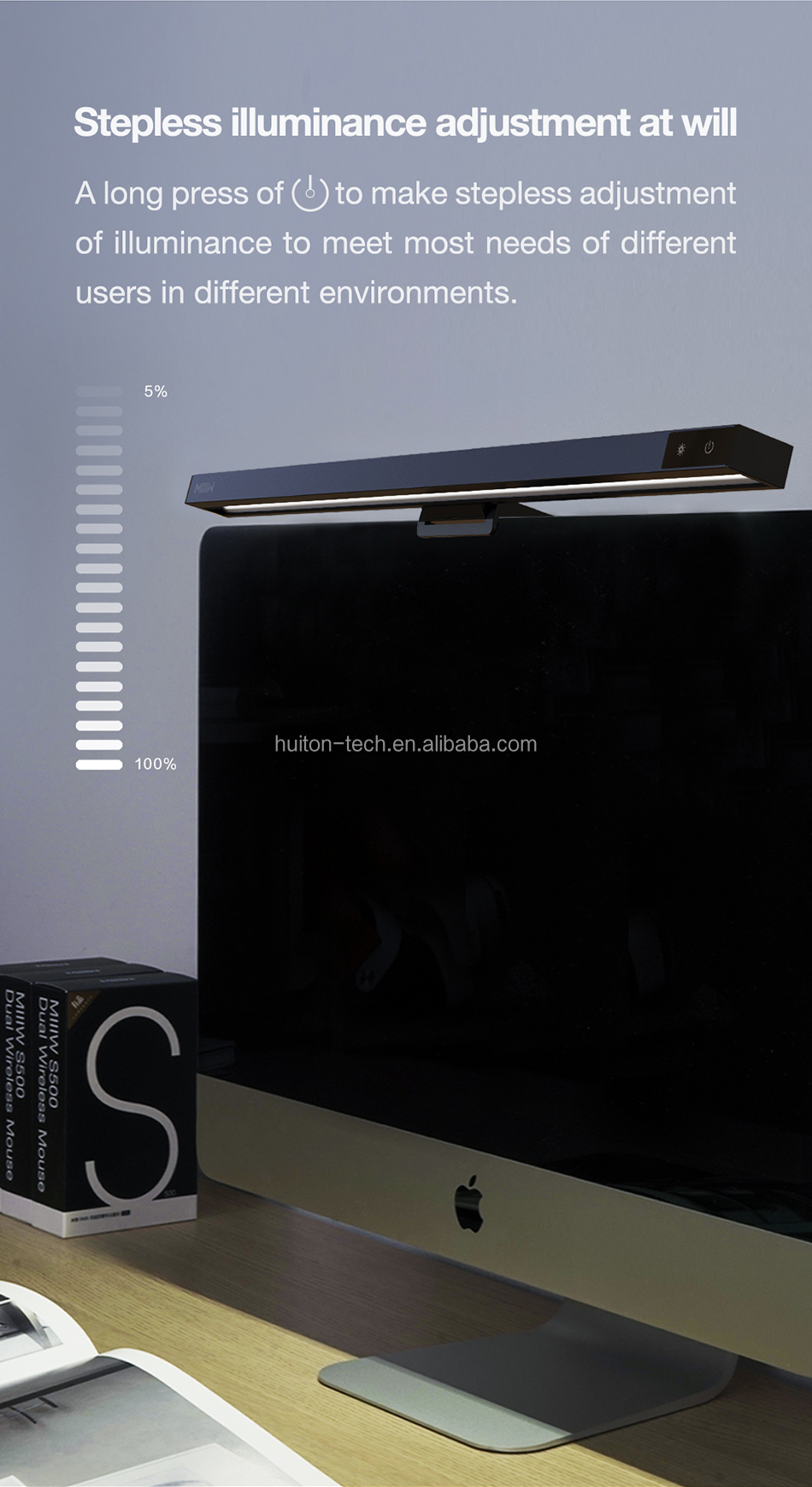 MIIIW Screenbar Monitor Fit