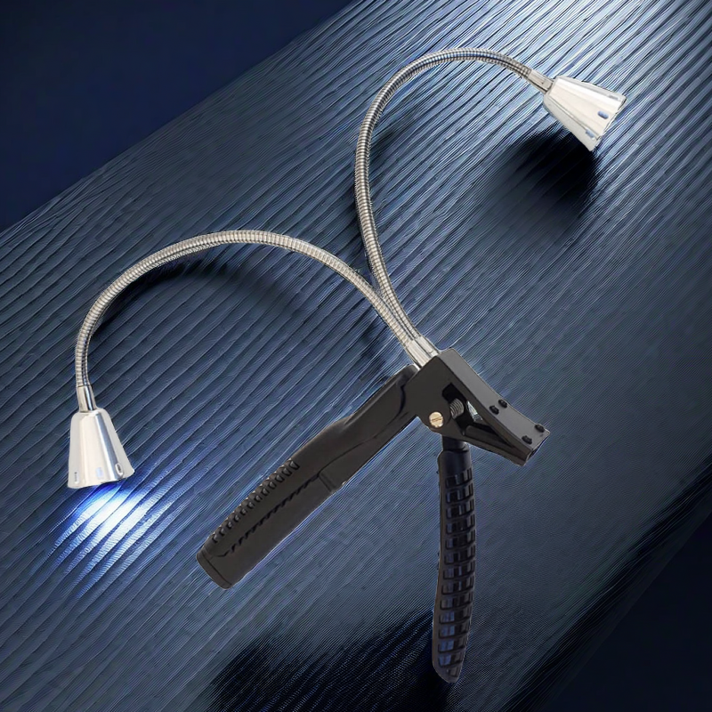 Super Bright Double Lamp LED Grill Light Flexible Aluminum Alloy Gooseneck Heavy Duty Clamp BBQ Accessories BBQ DRAGON GL1035
