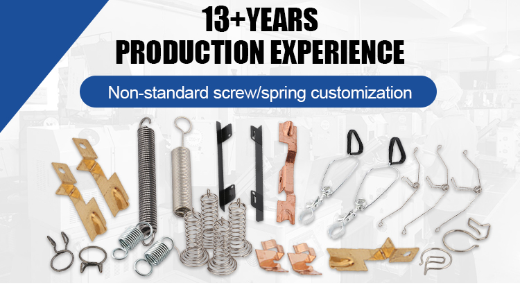 Metal spring production display 1