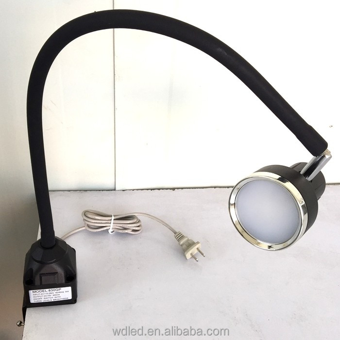 5W Clamp Flexible Arm Led Gooseneck Machine Tool Table Clip Work Light
