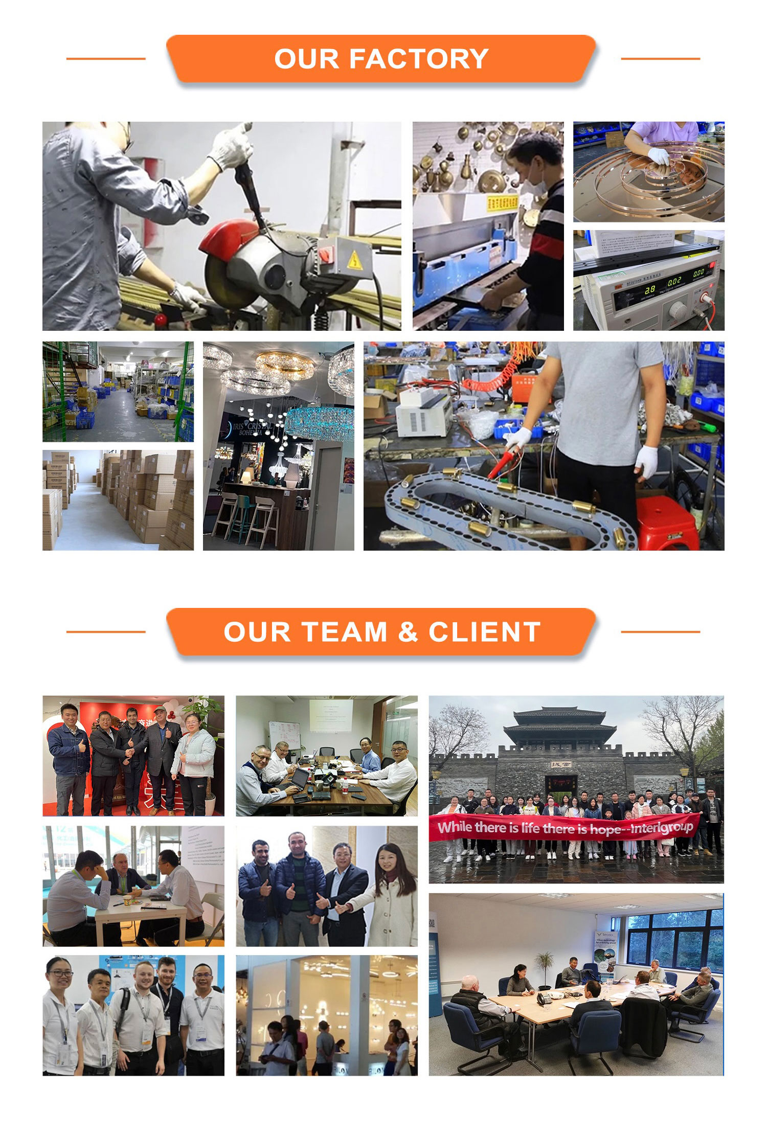 Factory machinery and production line