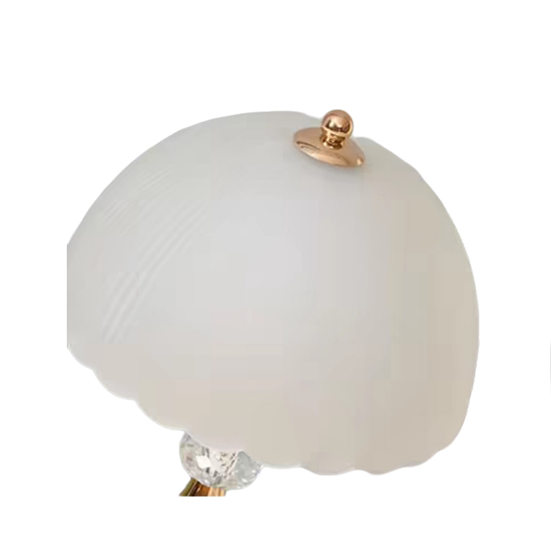 Stylish Dual-Switch Crystal Bedside Lamp Remote-Controlled Table Lamp