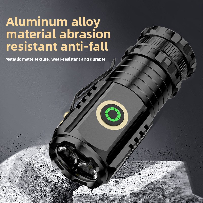 Under-mounted strobe flashlight details
