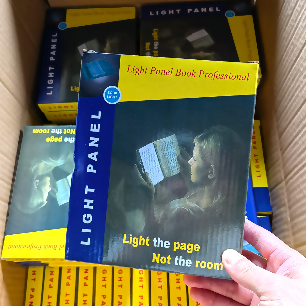 LED Book Night Light Reading Lamp For Bedroom Home Reading Lightwedge Light Panel Book Lights