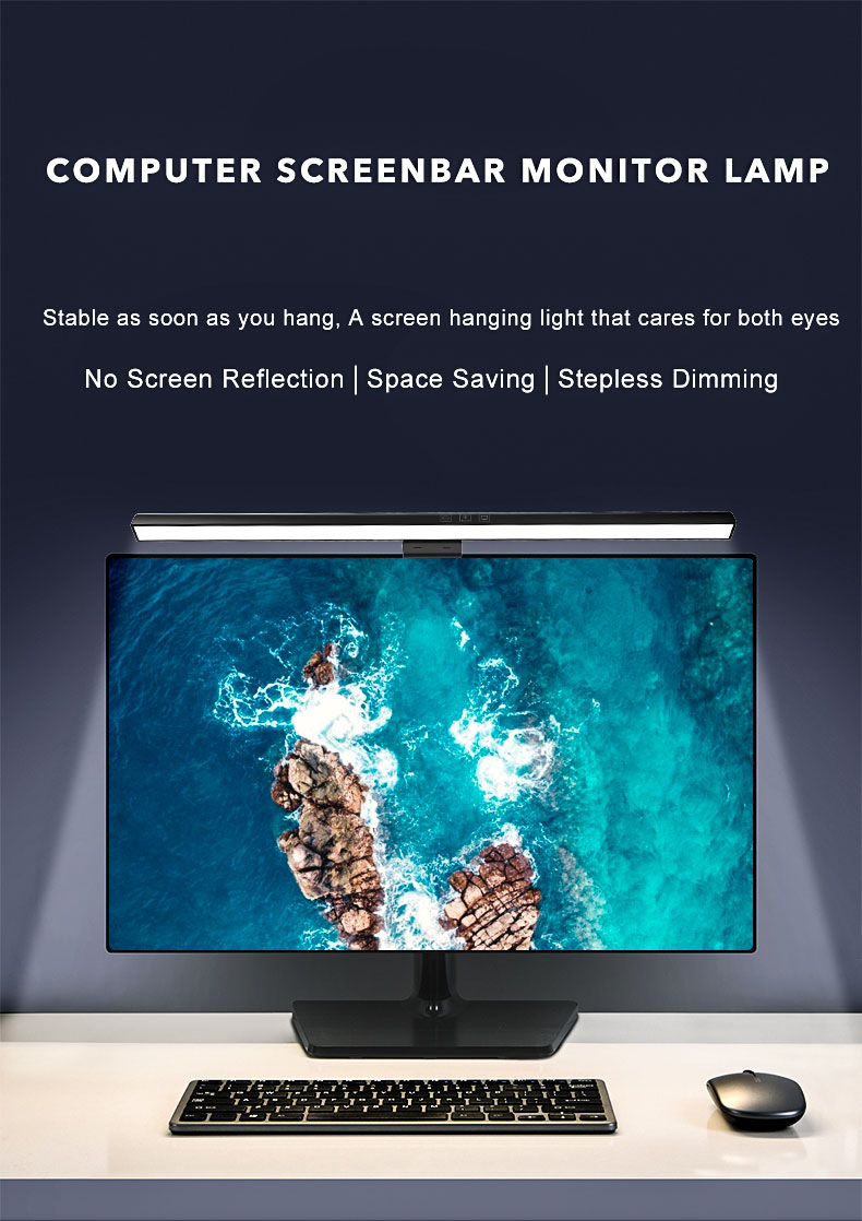 LED Smart Screen Hanging Light Monitor Laptop Home Work Fill Light Eye protection Light