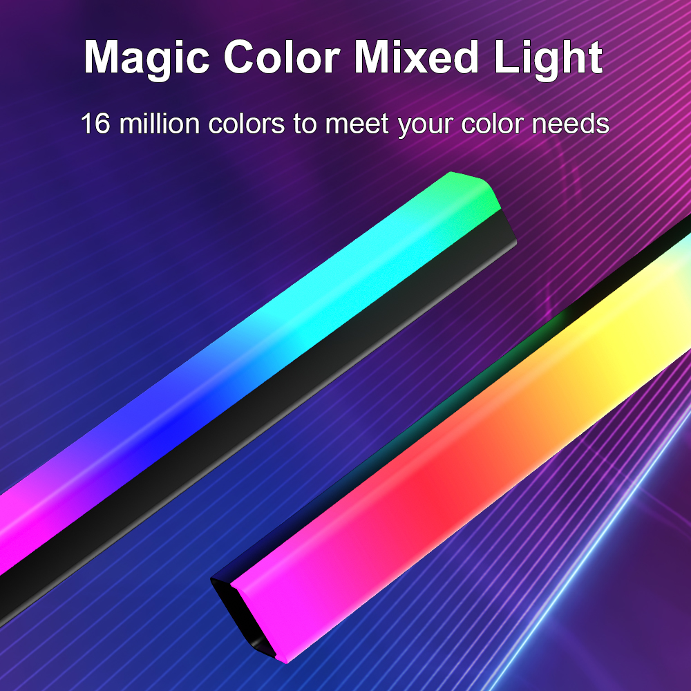 Ambient Music Sync LEDs Lighting Bar USB Powered Gaming TV Backlight App Controlled Desk Lamp for Smart Home Decor