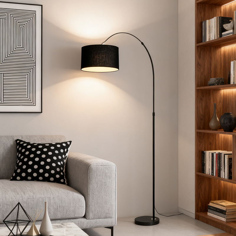 Modern Classic Arc Large Floor Lamp Shades Standing Floor Lamp Pakistan LED Home Decoration Iron Ce 60 80 2 Years Foam + Carton