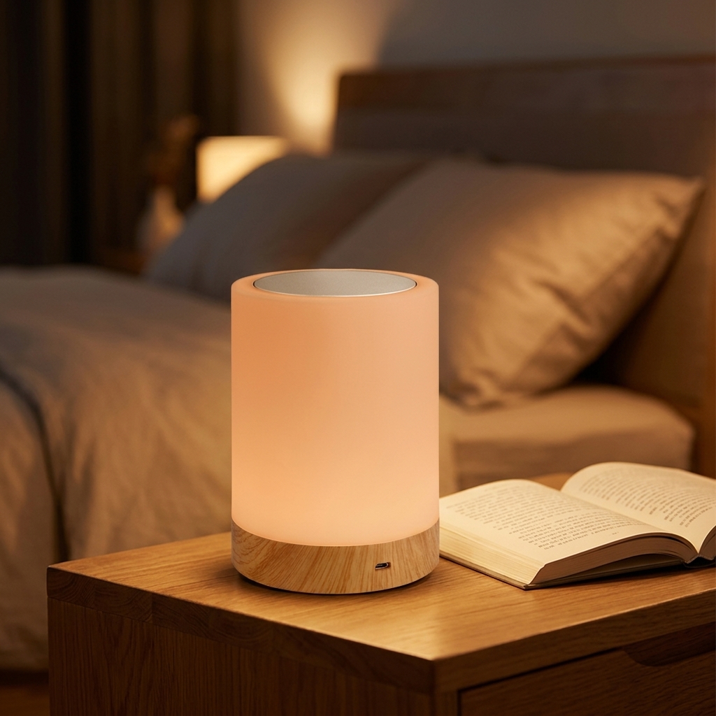 Creative wood night light 2