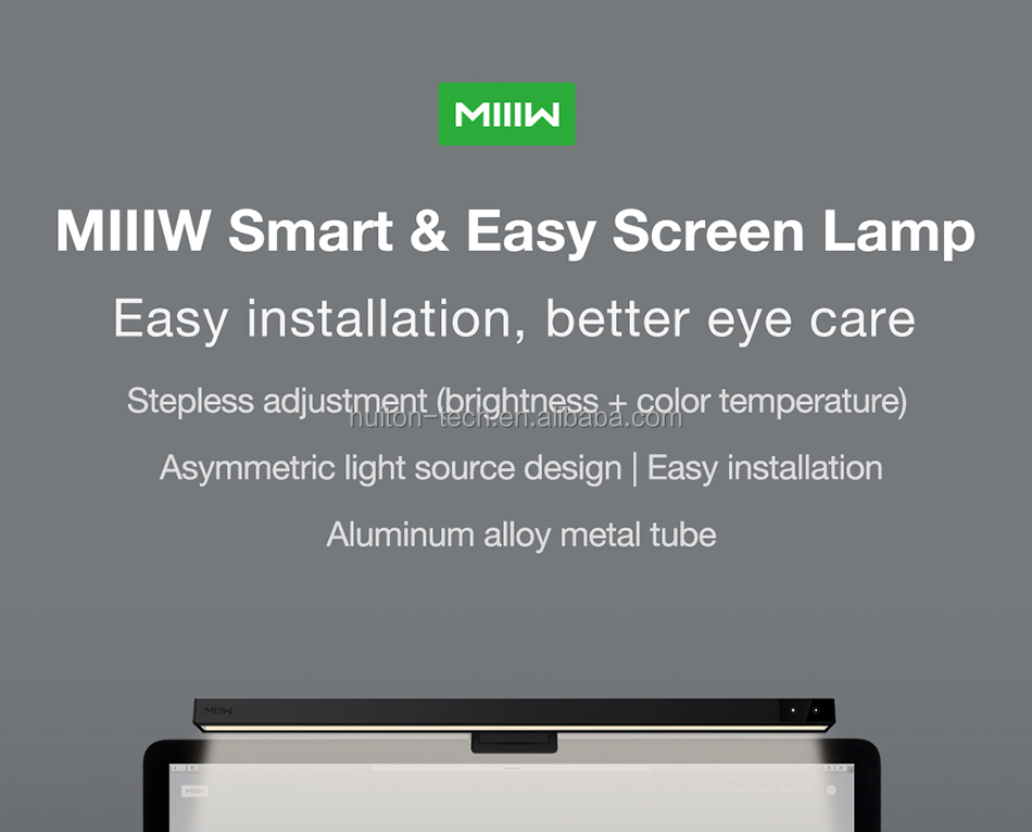 MIIIW Screenbar Eye-Care LED Desk Lamp Features
