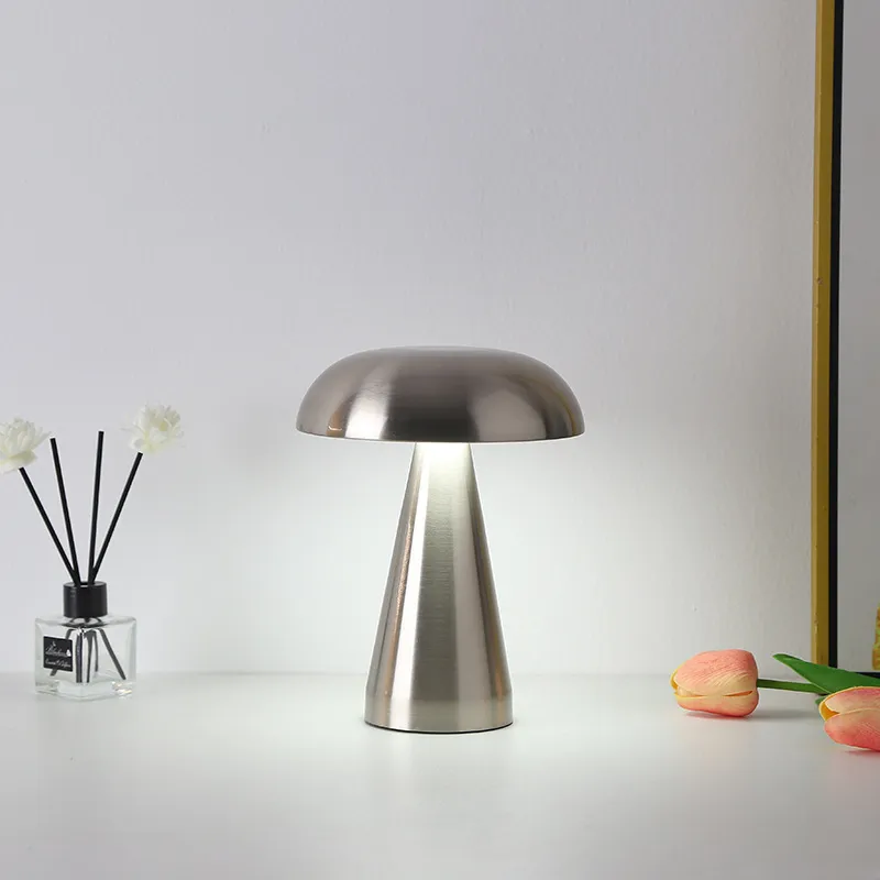 Vintage Rechargeable Metal Desk Lamp for Stylish Home Lighting