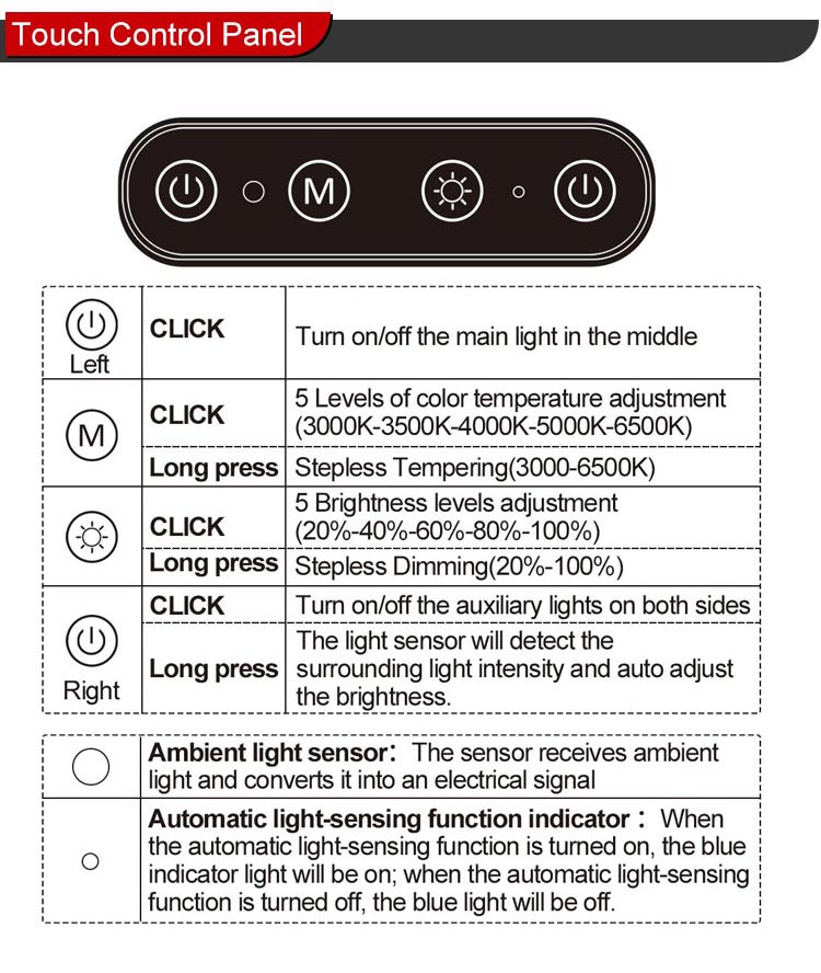 Factory Direct Flexible Gooseneck LED Desk Lamp Touch Sensor Office Task Light Modern Work Table Lamp with Clamp