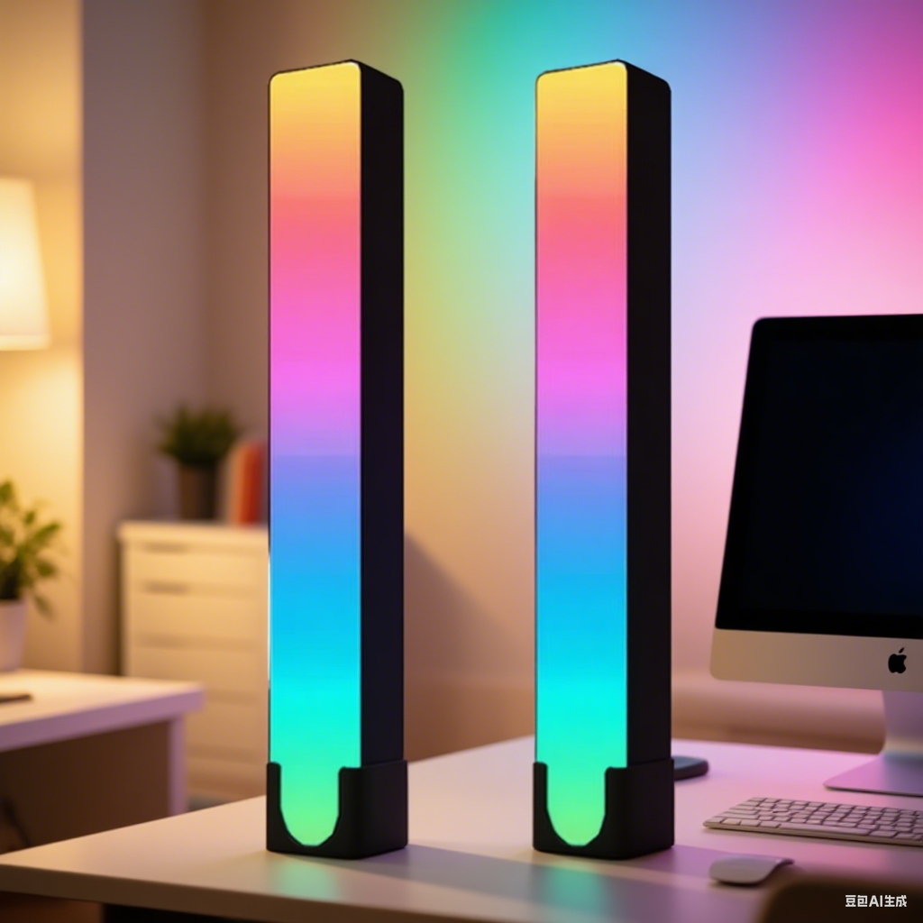 Ambient Music Sync LEDs Lighting Bar USB Powered Gaming TV Backlight App Controlled Desk Lamp for Smart Home Decor