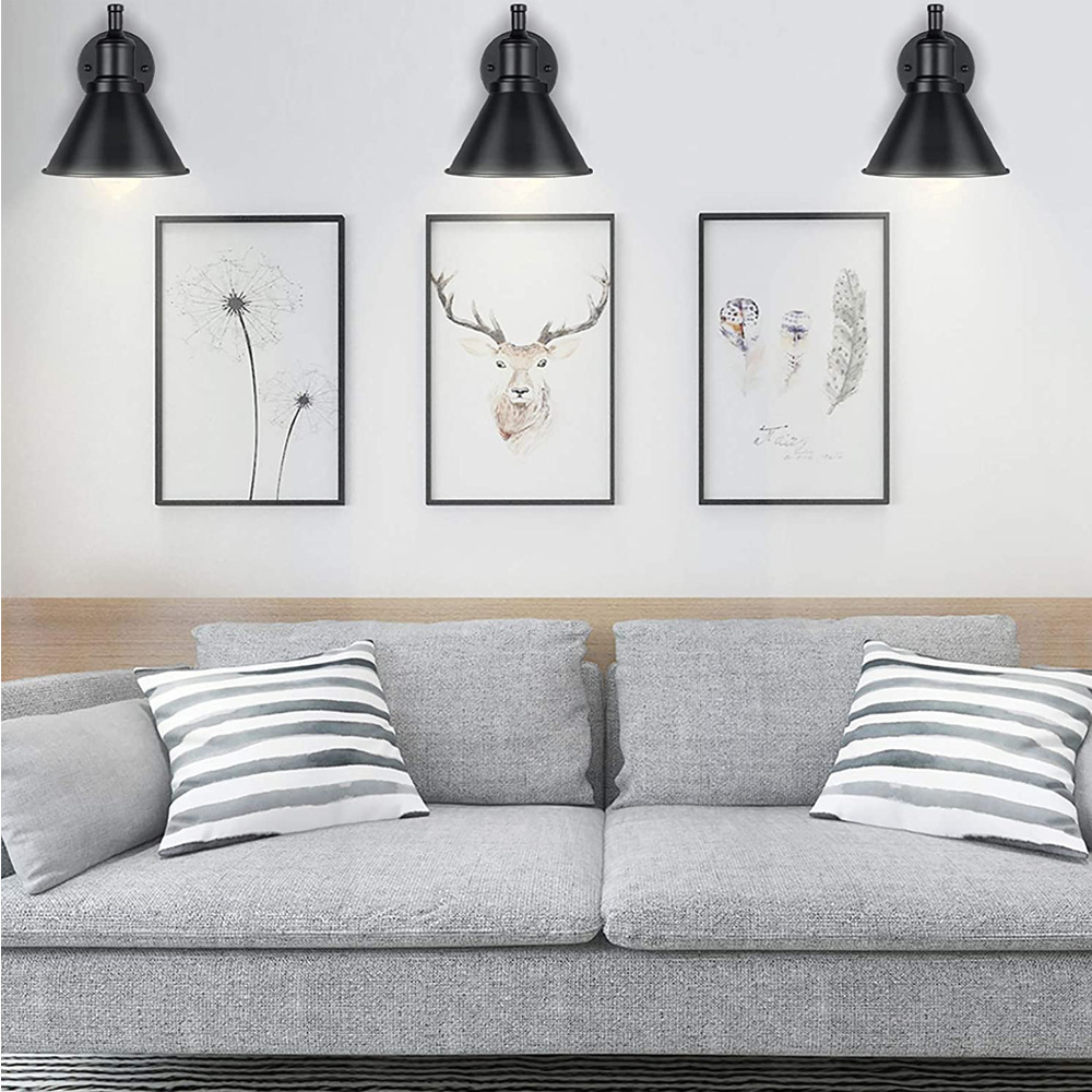 Wall Light With Creative Swing Arm Bar Restaurant Clothing Store Wall Light Wiring Free Wall Lamps