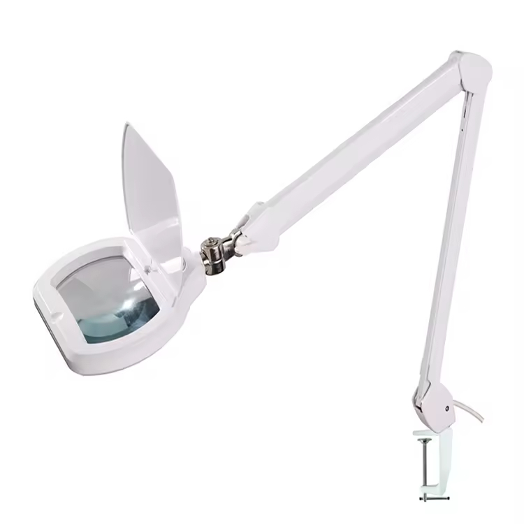 Professional Sewing Clamp Type Desk Top Magnifying Lamp Embroidery Work Lighted