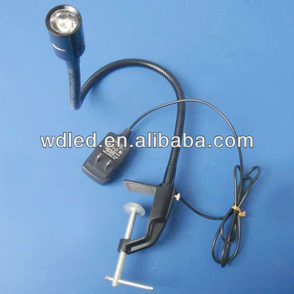 GOOSENECK ARM 1W LED CLIP DESK LAMP