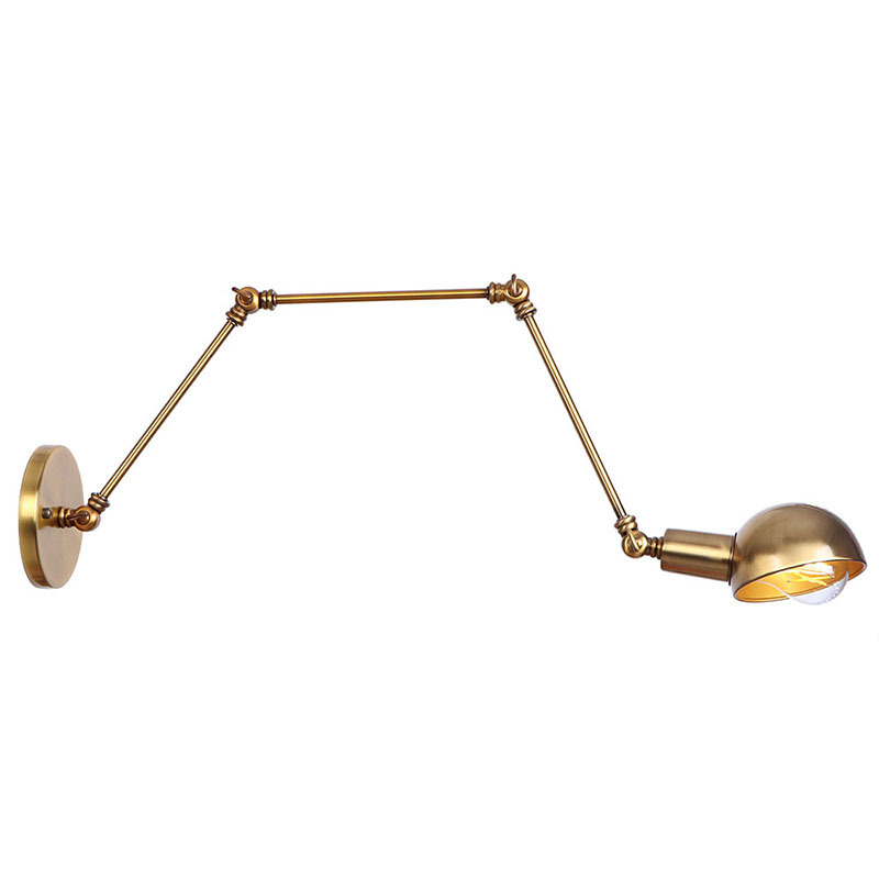 High Quality Long Arm Wall Light with Switch Adjustable Wall-mounted Reading Light Industrial Swing Arm Wall Lamp