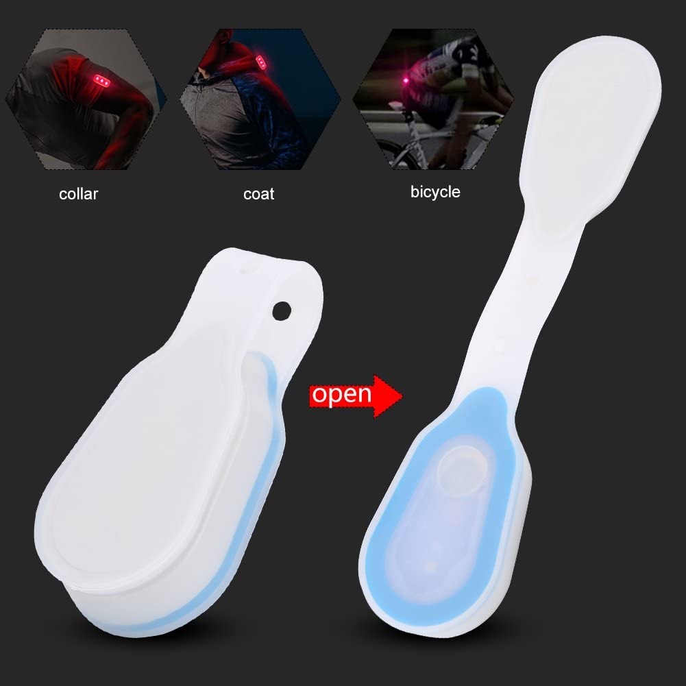 Night Running Light CR2032 Hand Free Strong Magnetic to Clip on Clothing Walking Outdoor Sports Emergency Safety Warning Lamp