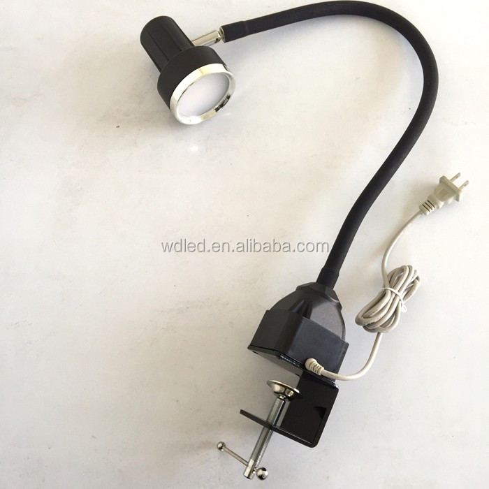 5W Clamp Flexible Arm Led Gooseneck Machine Tool Table Clip Work Light