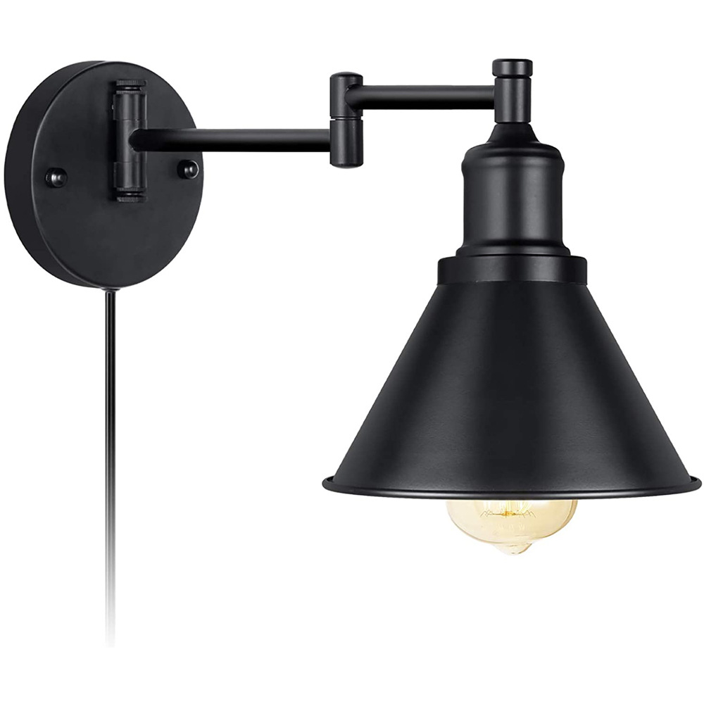 Wall Light With Creative Swing Arm Bar Restaurant Clothing Store Wall Light Wiring Free Wall Lamps