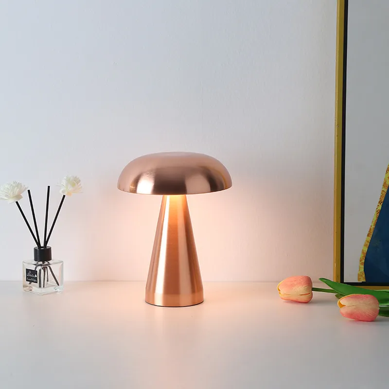 Vintage Rechargeable Metal Desk Lamp for Stylish Home Lighting