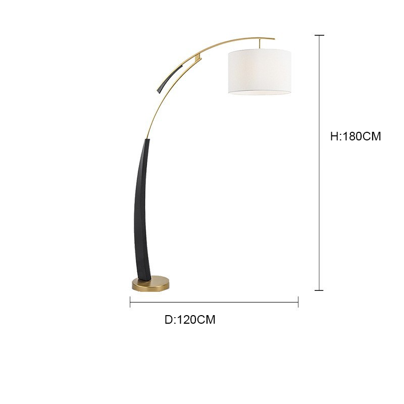 Minimalist Design Floor Light Hotel Arc Simple Floor Lamp Decorative Standing Light for Room
