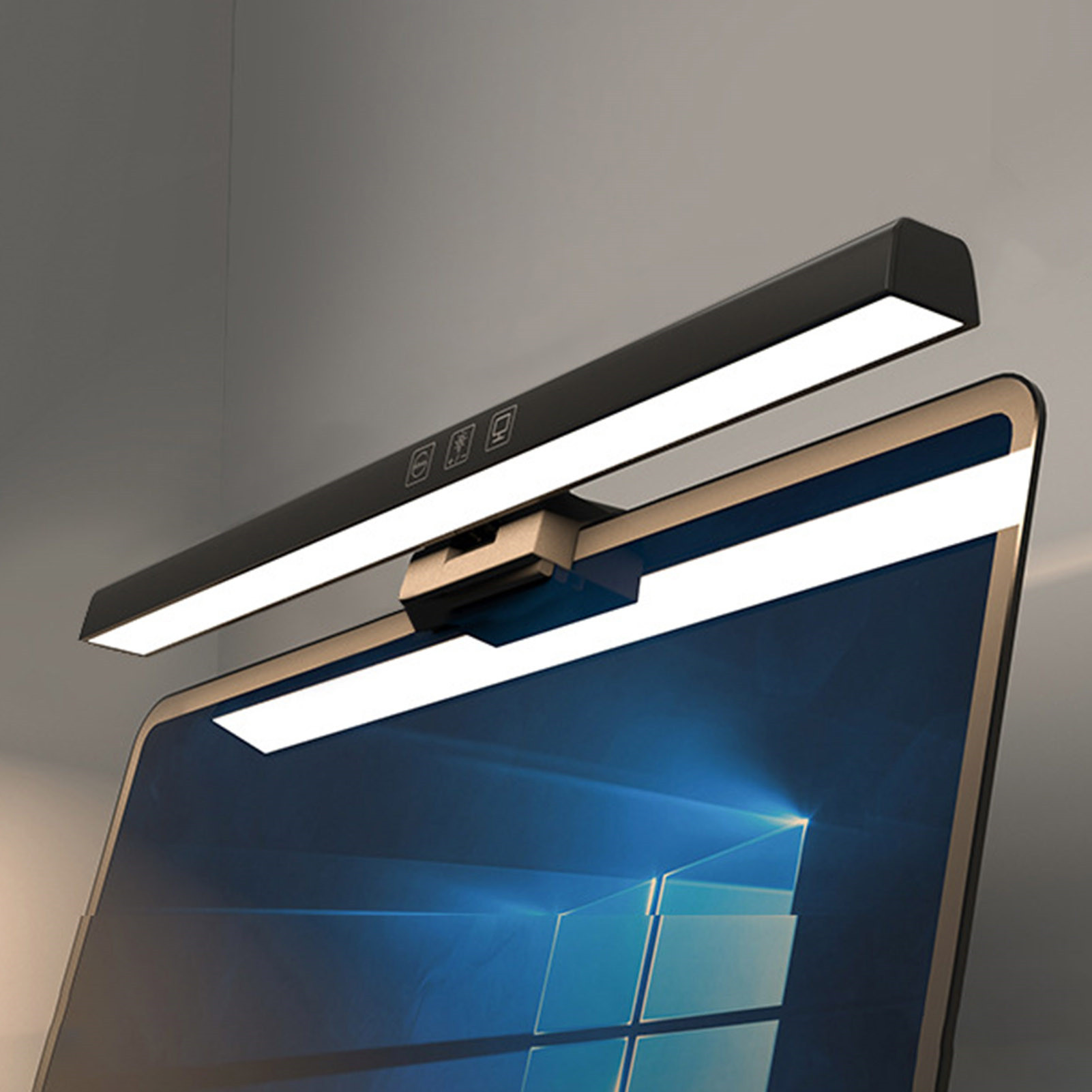 Wholesale Modern LED Screen Monitor Light Bar Laptop LED Clip Lamp for PC Hanging Desk Lamps 33cm Square Shade Shape
