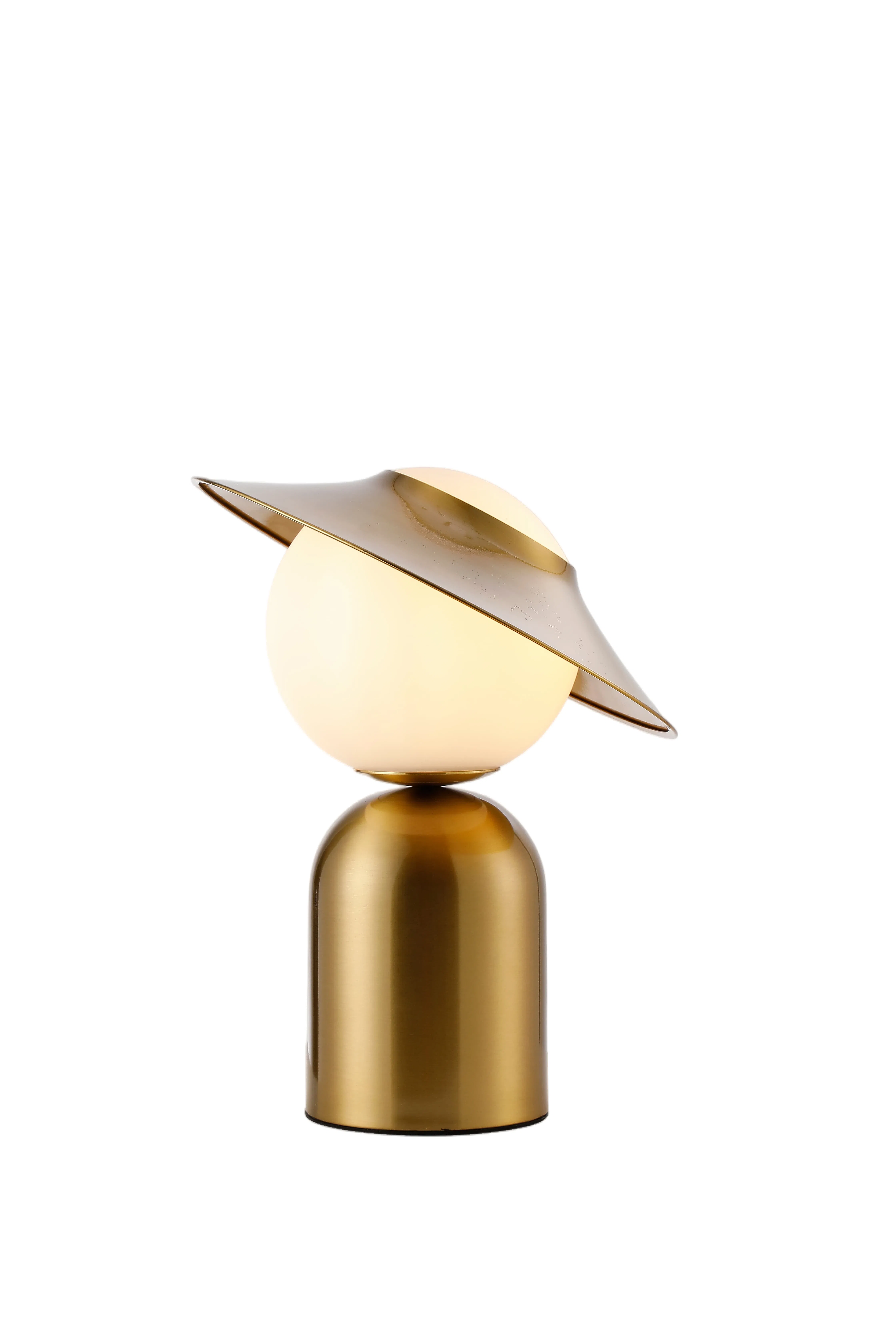 Vintage Industrial Gold Office Table Lamp for Home and Office